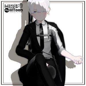 【VRChat向け衣装】Guardian【2アバター対応・武器付き】