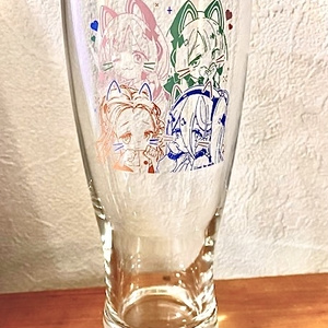 ブルアカ冷酒グラス 聖園ミカ - 幻奏月華園 in BOOTH - BOOTH