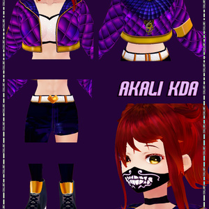 Akali KDA VROID