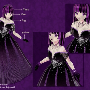 Ball gown VROID texture