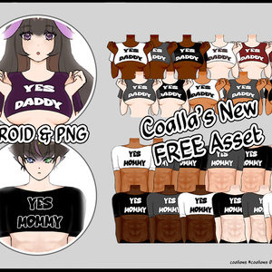 Yes Daddy VROID texture & PNG asset