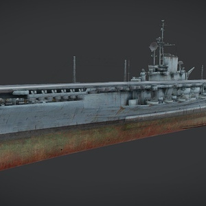USS Midway（CV-41）｜アメリカ海軍 空母 ミッドウェイ｜3Dモデル