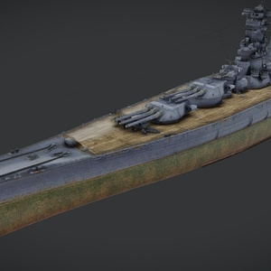 IJN Musashi｜大日本帝国海軍 戦艦 武蔵｜3Dモデル