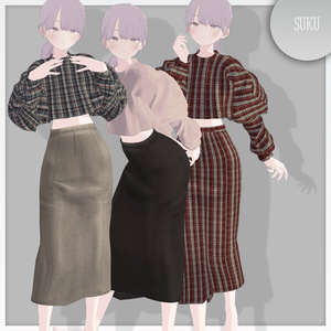 【☁Fyuett/Lapwing/Marycia/しなの対応】Mermaid skirt【VRChat】 缩略图 4