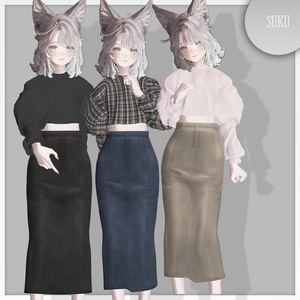 【☁Fyuett/Lapwing/Marycia/しなの対応】Mermaid skirt【VRChat】 缩略图 5