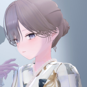 【🎀】Misty Knot Hair【VRChat】
