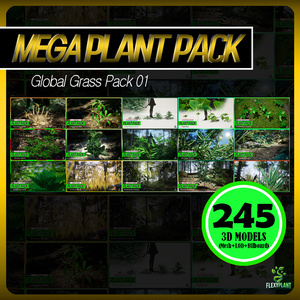 MEGA PLANT PACK - 世界の草々コレクション 15種メガ・プラントパック