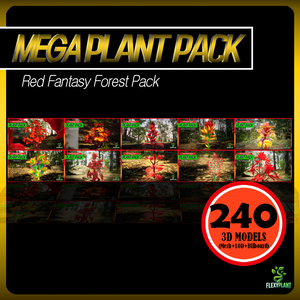 MEGA PLANT PACK - 青い森のファンタジー 10種パック