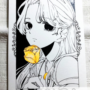 予約受注品】電脳少女シロ 2周年記念 夜桜たま描き下ろしイラスト額装 