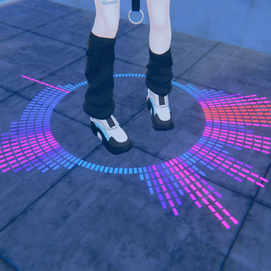 【無料 Free】VRChat AudioLinkSpectrum (Poiyomi)
