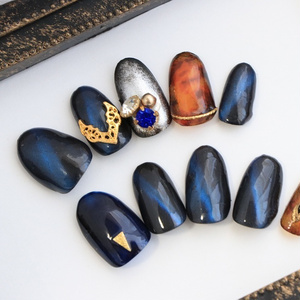 ヒプノシスマイク】 碧棺左馬刻イメージ - ortensia-nail - BOOTH