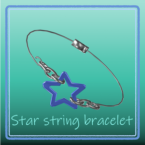 Star string bracelet