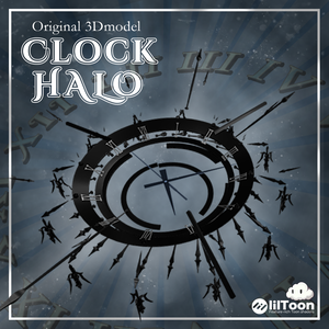 【VRChat】Clock Halo【アクセサリー】