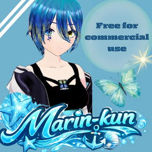 【商用利用OK】Marin-kun｜海と星をイメージしたVRoidアバター【VRChat】