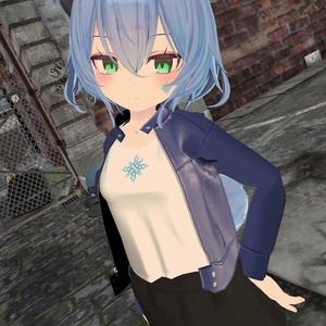 「幽狐族のお姉様｣用衣装モデル　『革ジャンすたいる！』(v1.1) 缩略图 4