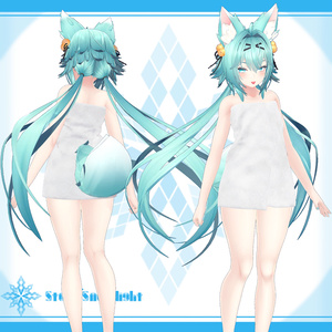 [21モデル対応]衣装モデル『巻きバスタオル』