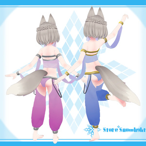 「リーメ/リーバ, 京狐｣向け衣装モデル『踊り子ドレス』 缩略图 2