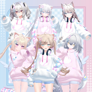 【7アバター対応】✨Cream Nekko✨クリームネッコ🌟 缩略图 4