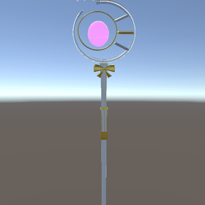 【VRC想定】【MA対応】ｍagicWand　ディスクトップモード専用　メニューパーティクル魔法