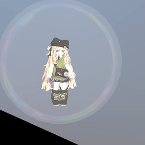 【VRChat】シャボン玉風コライダー飛行（MA対応・直下置きOK）