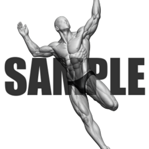 透過PNG素材｜アクションポーズ_ドラマティック_0002 / Transparent PNG image material | Action_pose_Dramatic_0002