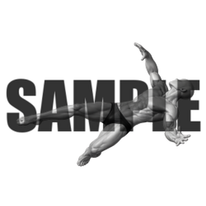 透過PNG素材｜アクションポーズ_ダメージ_0004 / Transparent PNG image material | Action_pose_Damage_0004