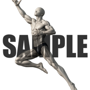 透過PNG素材｜アクションポーズ_ダイナミック_0011 / Transparent PNG image material | Action_pose_Dynamic_0011