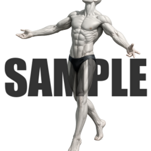 透過PNG素材｜アクションポーズ_ドラマティック_0034 / Transparent PNG image material | Action_pose_Dramatic_0034