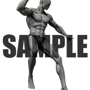 透過PNG素材｜アクションポーズ_ダイナミック_0016 / Transparent PNG image material | Action_pose_Dynamic_0016