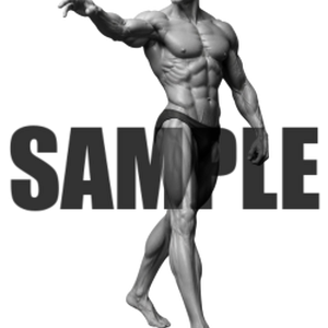 透過PNG素材｜アクションポーズ_ドラマティック_0038 / Transparent PNG image material | Action_pose_Dramatic_0038