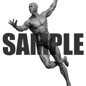 透過PNG素材｜アクションポーズ_ドラマティック_0012 / Transparent PNG image material | Action_pose_Dramatic_0012