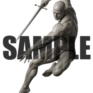【パック販売】透過PNG素材｜アクションポーズ_ソード_パック_0001 / Transparent PNG image material | Action_pose_Sword_Pack_0001