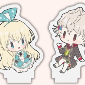Lewis and Alice acrylic stand set