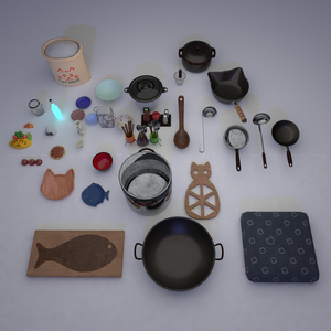 Kitchen Asset Pack | キッチンアセットパック