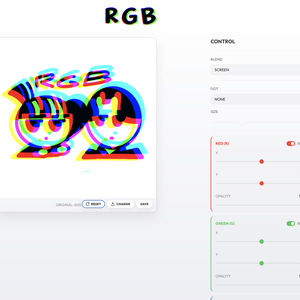 RGB HANZURE GEN (RGB分解画像ジェネレーター)