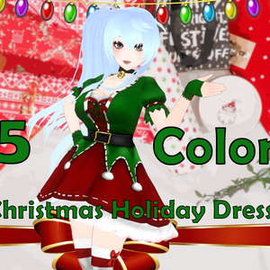 VRoid Christmas Holiday Dress - クリスマス・ホリデー・ドレス