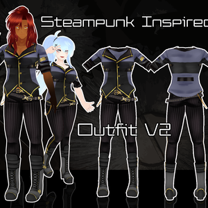 VRoid Steampunk Inspired Outfit V2 | VRoid スチームパンク風衣装 V2