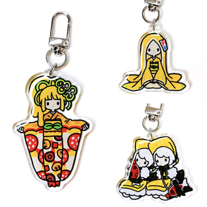 ぷっくりツヤツヤアクリルキーホルダー
