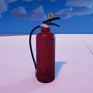 古い消火器（ラベル無し）