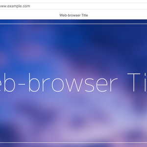【FCPX】Webブラウザ風タイトル／Web-browser Title