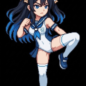 Animated Fighter Pack 01: 32-bit Style（格闘ゲームフリー素材）