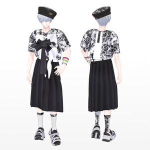 【12アバター対応】RibbonShirt - リボンシャツ【VRC想定衣装】 缩略图 16