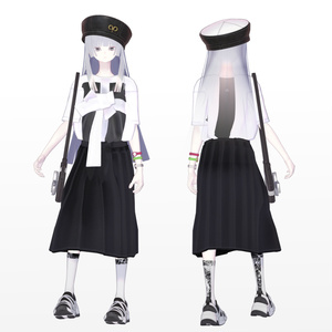 【12アバター対応】RibbonShirt - リボンシャツ【VRC想定衣装】 缩略图 2