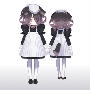 【Pochi by KTアバター対応】PleatsMaid - プリーツメイド【VRC想定衣装】 缩略图 3