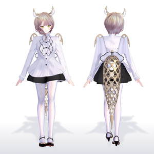 ココちゃん-JuiceCocoBlanc【ドラゴン娘オリジナル３Dモデル】 缩略图 2