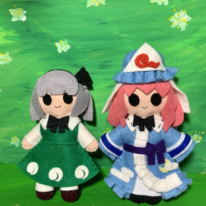 東方project ラバーストラップ　こすぷれ喫茶娘々 東方Project 妹紅 こすぷれ喫茶娘々 ラバーストラップ - メルカリ