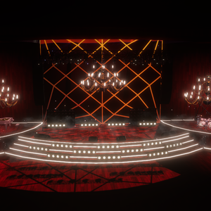 WARUDO(PRO/STANDARD) ENVIRONMENT - W034 STAGE THE RED