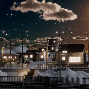 WARUDO(PRO/STANDARD) ENVIRONMENT - W044 달동네(MOONTOWN) (snow)