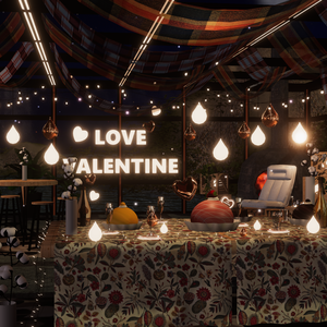 WARUDO(PRO/STANDARD) ENVIRONMENT - W051-VALENTINE GARDEN (2in1 pack)