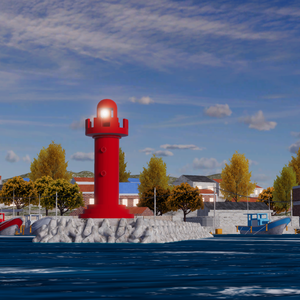WARUDO(PRO/STANDARD) ENVIRONMENT - W054-FISHING VILLAGE (2in1)